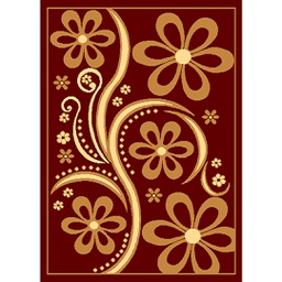 RELAX 50770 (Rectangular, 150X220, BORDEAUX)