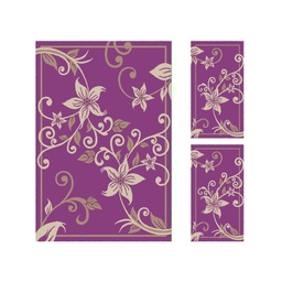 RELAX 50830 (Rectangular, ( T 150X220 + 2T 60X110 ), MAUVE)
