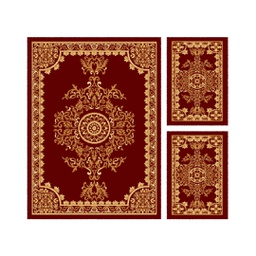 رولاكس 54650 (مستطيل, ( T 150X220 + 2T 60X110 ), أحمر عنابي)