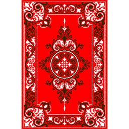RELAX 62670 (Rectangulaire, 180X270, ROUGE)