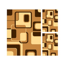 RELAX 62700 (Rectangular, ( T 150X220 + 2T 60X110 ), MARRON MIEL)