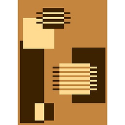 RELAX 65070 (Rectangulaire, 150X220, MARRON MIEL)