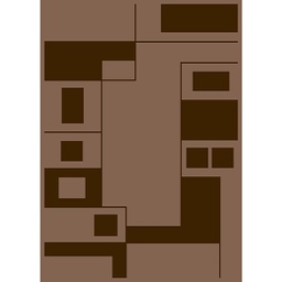 RELAX 65082 (Rectangulaire, 150X220, BRONZE FONCE)