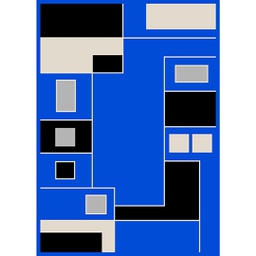 رولاكس 65084 (مستطيل, 150X220, أزرق ملكي)