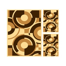 RELAX 73620 (Rectangulaire, ( T 150X220 + 2T 60X110 ), CREME)