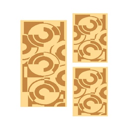 RELAX 73621 (Rectangular, ( T 60X150 + 2T 60X110 ), CREME)