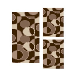 RELAX 76490 (Rectangular, ( T 60X150 + 2T 60X110 ), MARRON BORDEAUX)