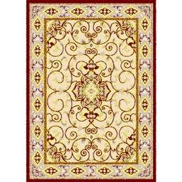 VALENCIA 51120 (Rectangular, 200X280, BORDEAUX_CREME)