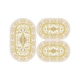 VALENCIA 51120 (Ovale, ( O 80X130 + 2O 65X100 ), ECRU_CREME)