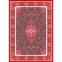 VALENCIA 51122 (Rectangulaire, 200X280, ROUGE_NOIRE)