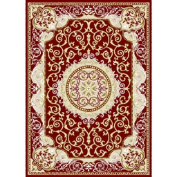 VALENCIA 51130 (Rectangulaire, 200X280, BORDEAUX_CREME)
