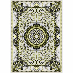 VALENCIA 51130 (Rectangular, 200X280, GRIS CLAIRE_NOIRE)