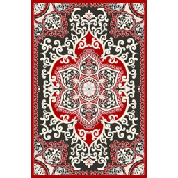 VALENCIA 58292 (Rectangular, 200X280, ROUGE_NOIRE)