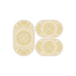 VALENCIA 64320 (Ovale, ( O 80X130 + 2O 65X100 ), ECRU_CREME)
