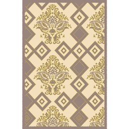 VALENCIA 66760 (Rectangulaire, 200X280, MARRON BRONZE_CREME)