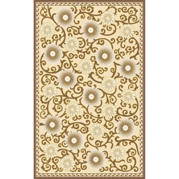 VALENCIA 76590 (Rectangular, 250X400, MARRON BRONZE_CREME)