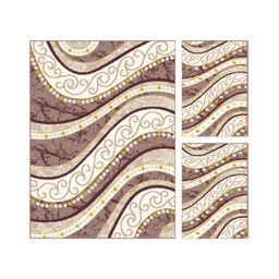 VALENCIA 82260 (Rectangulaire, ( T 160X220 + 2T 60X110 ), MARRON BRONZE_CREME)
