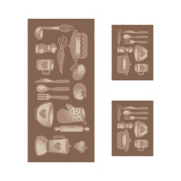 TAGHIT 58172 (Rectangular, ( T 60X120 + 2T 60X45 ), BRONZE FONCE)