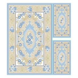 AUSTRALIA 75190 (Rectangular, ( T 150X220 + 2T 60X110 ), BLEU CLAIRE)