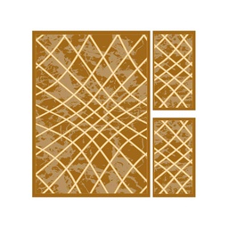 OCEAN 63461 (Rectangulaire, ( T 160X220 + 2T 60X110 ), MARRON BRONZE)