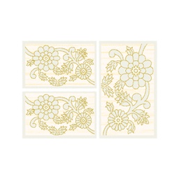 VALENCIA 34490 (Rectangulaire, ( T 80X130 + 2T 65X100 ), BLANC GRIS_CREME)