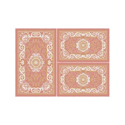 VALENCIA 51130 (Rectangulaire, ( T 80X130 + 2T 65X100 ), BOIS DE ROSE_BOIS DE ROSE)