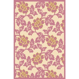 VALENCIA 66750 (Rectangulaire, 200X280, BOIS DE ROSE_CREME)