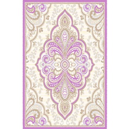 VALENCIA 71490 (Rectangular, 200X280, VIOLET CLAIRE_CREME)
