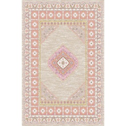 VALENCIA 76890 (Rectangulaire, 200X280, ECRU_BOIS DE ROSE)