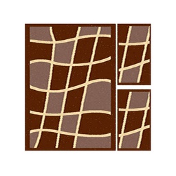 OLYMPIA 40540 (Rectangulaire, ( T 160X220 + 2T 60X110 ), MARRON CHOCO LX)