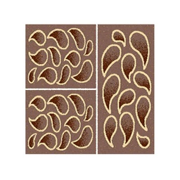 OLYMPIA 64530 (Rectangulaire, ( T 80X130 + 2T 65X100 ), MARRON BRONZE LX)