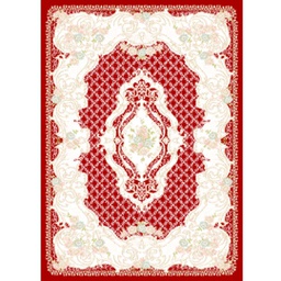 IZMIR 61991 (Rectangular, 200X280, BORDEAUX)