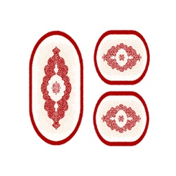 IZMIR 70233 (Ovale, ( O 100X130 + 2O 60X100 ), BORDEAUX)