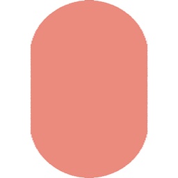 بليم 10000 (بيضوي, 80X130, وردي خشبي مع لمعة)