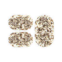ISTANBUL 69660 (Oval, ( O 80X130 + 2O 65X100 ), BLANC CASSE SHRINK)
