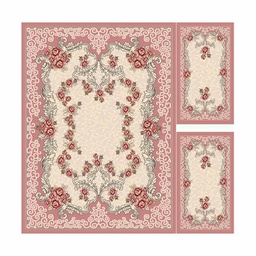 MARMARA 71086 (Rectangulaire, ( T 160X220 + 2T 60X110 ), BOIS DE ROSE)