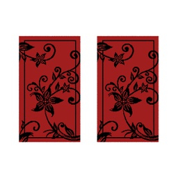 RELAX 50830 (Rectangular, 60X220, ROUGE)