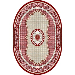 SHIRAZ 76060 (Ovale, 130X160, BORDEAUX)