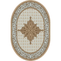 SHIRAZ 80440 (Oval, 130X160, IVOIRE)