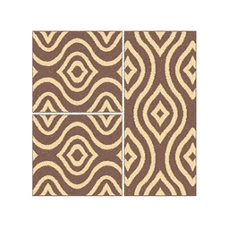 OLYMPIA 84190 (Rectangulaire, ( T 80X130 + 2T 65X100 ), MARRON BRONZE LX)
