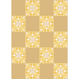 إشراق 85350 (مستطيل, 200X275, بيج)