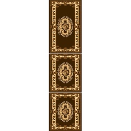 RELAX 76455 (Rectangulaire, ( T 60X150 + 2T 60X110 ), MARRON BORDEAUX)