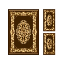 رولاكس 76455 (مستطيل, ( T 150X220 + 2T 60X110 ), بني عنابي)