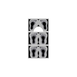 RELAX 60254 (Rectangulaire, ( 3T 60 X 40 ), GRIS CLAIRE)