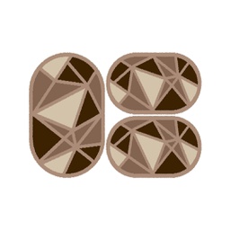 RELAX 73630 (Ovale, ( O 80X130 + 2O 65X100 ), BRONZE CLAIR)