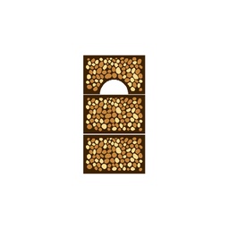 RELAX 60535 (Rectangulaire, ( 3T 60 X 40 ), MARRON BORDEAUX)