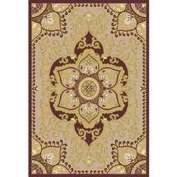 VALENCIA 58293 (Rectangular, 200X280, MARRON BORDEAUX_IVOIR MATT)