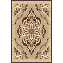VALENCIA 84043 (Rectangulaire, 200X280, MARRON BORDEAUX_IVOIR MATT)