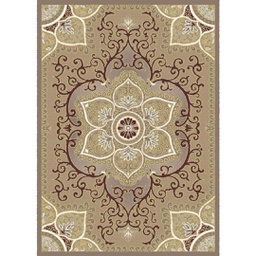 VALENCIA 58290 (Rectangular, 200X280, BRUN BEIGE_IVOIR MATT)