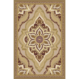 VALENCIA 84041 (Rectangulaire, 200X280, BRUN BEIGE_IVOIR MATT)